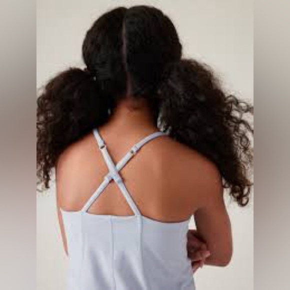 Athleta Girl Everyday Dress Size 12 Sea Fog Blue Sold Out Online - Picture 2 of 11